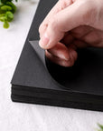 72 Sheets Cardstock for Craft, Black Cardstock Paper A4 Construction Card Stock Paper for Kids Card Making Kids Art Crafts Scrapbooking
