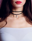 50 Pcs Black Necklace Cord Necklace String Rope with Clasp Waxed Leather Necklace Cord for Charms Pendants Jewelry Making, 18 Inch