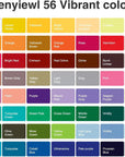Gouache Paint Set, 56 Colors X 30Ml Unique Jelly Cup Design in a Carrying Case, Gouache Opaque Watercolor Painting Perfect Art Supplies for Artists, Students, and Kids