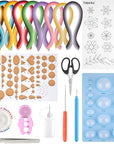 19 Pcs Paper Quilling Kits 45 Colors 900 Strips Quilling Art Paper DIY Craft
