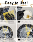 Bio Kintsugi Repair Kit, Food Safety Bio Resin Kintsugi Kit, Bio Based - Dishwasher Safety - Repair Your Meaningful Objects with Bio Glue, Perfect for Beginners, Japanese Art Kintsugi Craft