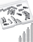 40 Pieces Scrapbook 12 X 5 Mm Extension Screws Album Extension Post Replacements Compatible with Pioneer , Post-Bound Refillable Photo Album