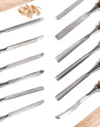 12 PCS Wood Carving Tools, Gouges Woodworking Chisels, Full Size Wood Carving Knifes for Beginner, Hobbyists, Professionals, Artistic, Gifts for Him, Father'S Day