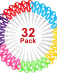Scissors,  6" Multipurpose Scissors Bulk 16-Pack, Right/Left Handed Comfort-Grip Handles Ultra Sharp Blade Shears Sturdy Sharp Scissors for Office Home School Sewing Fabric Craft Supplies