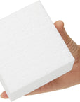 12 Pack Foam Blocks for Crafts, Polystyrene Brick Rectangles for Floral Arrangements, Art Supplies, Holiday Decor (4 X 4 X 2 In, White)