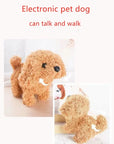 Adorable Walking & Barking Plush Puppy: Interactive Electronic Pet Toy for Kids
