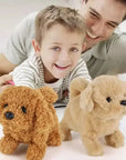 Adorable Walking & Barking Plush Puppy: Interactive Electronic Pet Toy for Kids