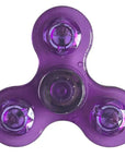 LED Light Fidget Spinner Finger Toy Hand Spinner Glow in Dark Stress Reduction and Anxiety Relief for Children