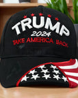 Trump 2024 Keep America Great Baseball Cap Embroidery MGA Hat Donald Trump Patriots President Hat for Trump Supporter Truck Caps