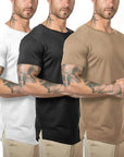 Solid Cotton Short Sleeve T-Shirt
