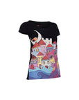 Biggdesign Owl and City Crew Neck T-Shirt