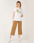 Biggdesign Faces Lucky Womens Crew Neck T-Shirt