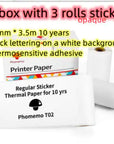 Portable Mini Thermal Label Printer Home Photo Printer Student Wrong Question Printer Bluetooth Mini Label Printer Price Tag