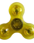 LED Light Fidget Spinner Finger Toy Hand Spinner Glow in Dark Stress Reduction and Anxiety Relief for Children