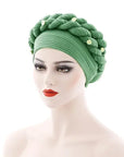 Double Braid Diamonds Turban