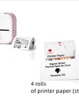 Portable Mini Thermal Label Printer Home Photo Printer Student Wrong Question Printer Bluetooth Mini Label Printer Price Tag