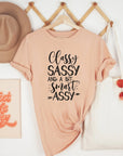 Classy Sassy and a bit Smart Assy Shirt, Funny Women Shirts