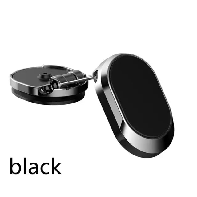 Metal Magnetic Car Phone Stand Cell GPS Folding Support For iPhone 13 Max Adjustable Bracket 360 Magnet Mobile Dashboard Holder