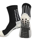 3 Pair Sport Socks Anti Slip W/ Grip Soccer Men Football Basketball Sock Premium