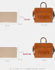 【Soft and Light】Bag Organizer Insert For Fendi Sunshine Organiser Divider Shaper Protector Compartment Inner Lining