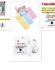 Portable Mini Thermal Label Printer Home Photo Printer Student Wrong Question Printer Bluetooth Mini Label Printer Price Tag