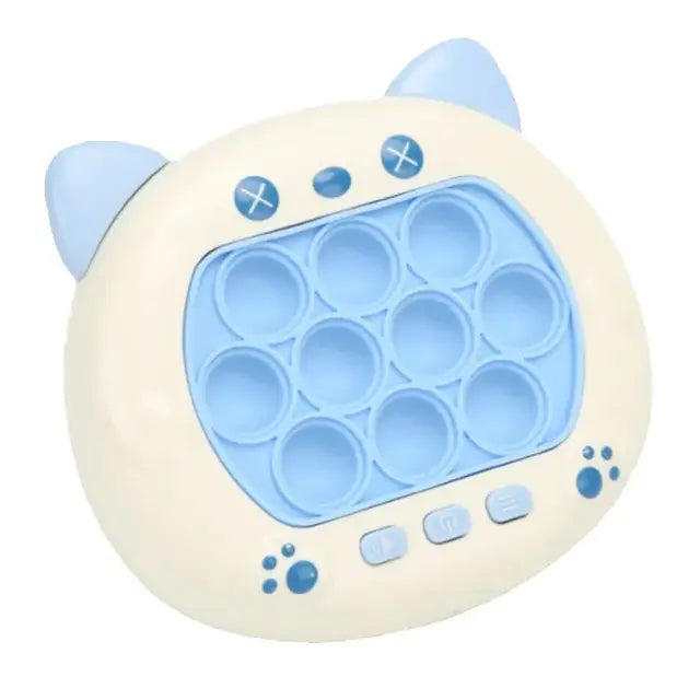 Pop Light Fidget Game Quick Push Bubble Game Handle Toys Boys & Girls Anti-Stress Toys with LED Game Machine Relieve Stress Toys