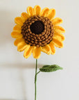 Handmade Crochet Sunflower For Home Decor