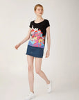 Biggdesign Owl and City Crew Neck T-Shirt