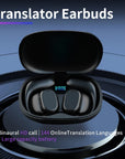Language Translation Earbuds Online Support 144 Languages and Accents Translate Music and Calls 3in1 Wireless Translation Device