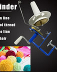 Hand Operated Yarn Winder Fiber Wool String Ball Thread Skein Cable Winder Machine for DIY Sewing Making Repair Craft Tools