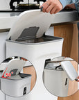 7/9L Hanging Trash Can With Lid