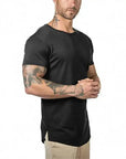 Solid Cotton Short Sleeve T-Shirt