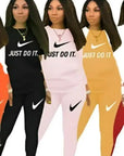 Two Piece Crew Neck Legging Outfits