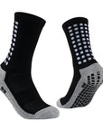 3 Pair Sport Socks Anti Slip W/ Grip Soccer Men Football Basketball Sock Premium