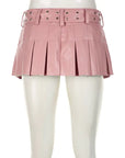 Leather Mini Skirt