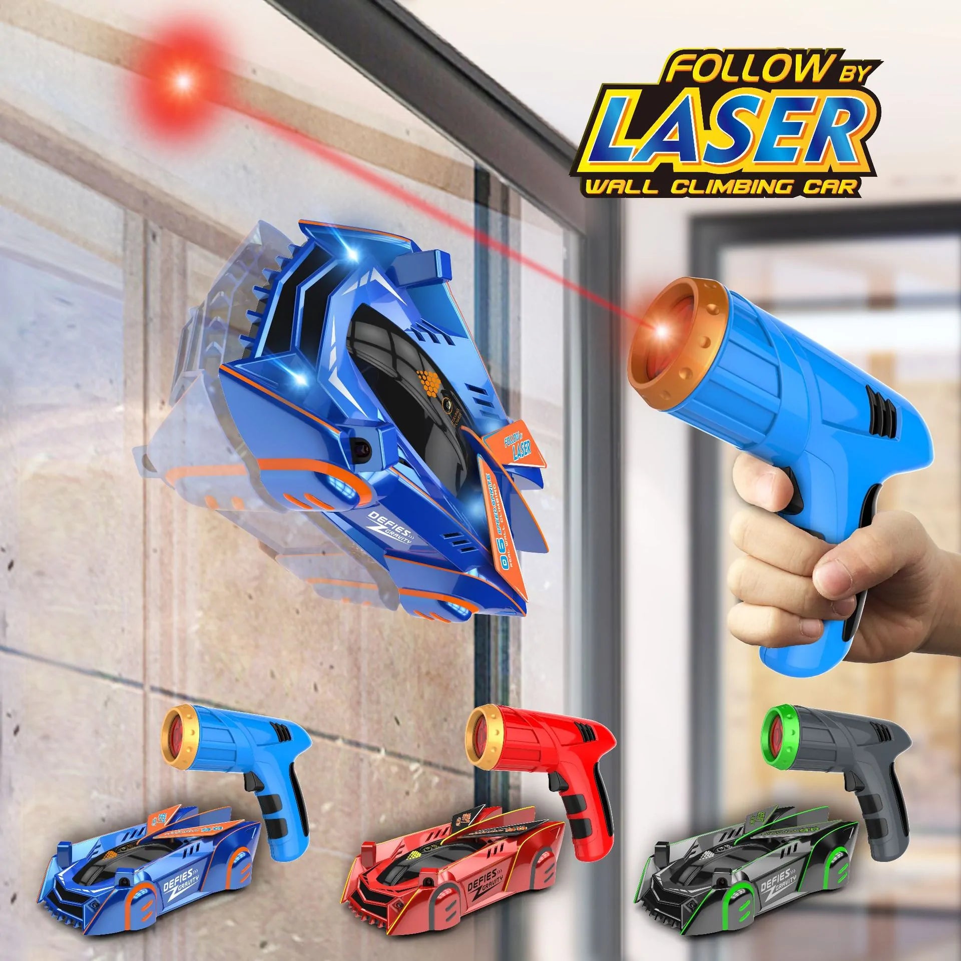 RC Car Stunt Infrared Laser Tracking Wall