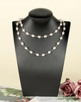 13 Feet Imitation Pearl Bead Chain Bulk KC Gold Plated Brass Jewelry Chain for Jewelry Making Necklace Bracelet DIY Handmade Craft Chain Roll