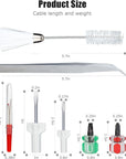 Sewing Machine Cleaning Kit,  8Pcs Repair Machine Sewing Tools Includes Tweezer Double Headed Lint Brush Different Size Screwdrivers and Seam Rippers to Boost Machine Sewing Performance
