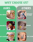 Face Paint Crayons for Kids, Face Body Painting Crayons Water Based 6 Colors Crayon Non-Toxic Makeup for Children Themed Parties Sleepovers Halloween Masquerades Carnivals