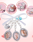 Wedding Bouquet Charm Bouquet Photo Charms Bridal Lacy Oval Bridal Charms You Are Always in My Heart DIY Bouquet Picture Charm for Wedding Memory Friend Gift
