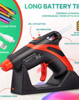 Cordless Hot Glue Gun,Fast Preheating Gun Kit with 30 Pcs Sticks,Usb Rechargeable Melt Tools for Quick Home Repairs, Arts, Crafts, DIY and Festival Decorations