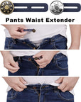 Pants Button Extender Shirt Collar Extenders: 8 Pcs Jeans Waist Silicone Button for Mens and Women - 6 Neck Extenders Dress Shirts