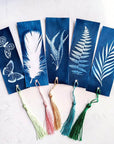 30 Pcs Cyanotype Paper Sun Print Paper Kit High Sensitivity Nature Drawing Printing Sunprint Sun/Solar Activated A5 Paper for Flower Press DIY Arts Crafts Projects