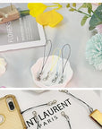 30X Black Finger Strap Lanyards for Cellphone Cases Keys Keychain USB Flash Drive Ipod ID Card Cameras Badge Ring Short Rope Small Lanyard Cell Phone String Charm Hook