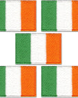 Small Shamrock Patches (10-Pack) Three Leaf Clover St. Patrick'S Day Iron on Appliques for Clothing, Uniforms, Hats, Backpacks, Jackets, Pants, Accessories, Etc.