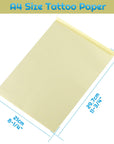 Tattoo Transfer Paper, 35 Sheets Stencil Transfer Paper for Tattooing, A4 Size