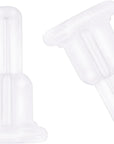Silicone Earring Backs, Full Cover, 20PCS Clear Earring Backs Replacements, Hypoallergenic Earring Stoppers, Soft Ear Backings for Studs Hook Earrings