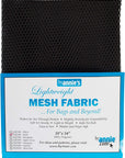 Mesh Fabric Lightweight 18"X 54" Black, 18" by 54",PBA02030
