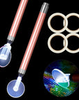 6 Pieces LED Diamond Painting Pen Wheel Set with Tape Light Point Drill Pens Fast and Efficient Diamond Painting Supplies for Different Size Jewelry Art DIY 5D Diamond Painting Nail Arts