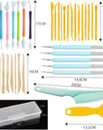 41Pcs Plastic Polymer Clay Art Tools Set for Kids Adults,Knives Pottery Tools,Ceramic Supplies for Engraving, Embossing, Shaping,Sculpting,Modeling